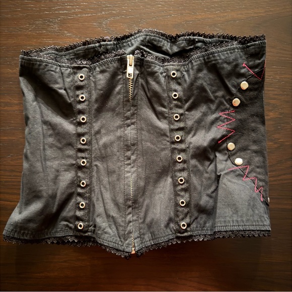 Lip Service rare broken heart under bust corset - Picture 2 of 3